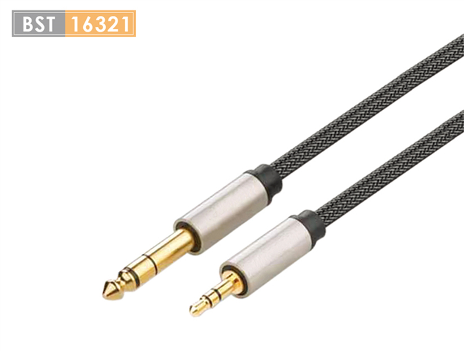 6.35mm to 3.5mm M-M Audio Cable