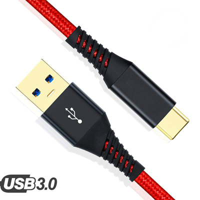 USB 3.0 net tail USB A to Type C Cable