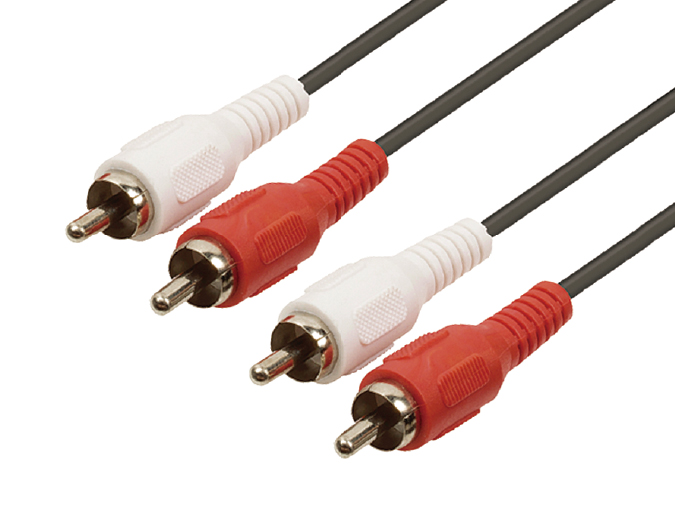 2RCA to 2RCA Male cable