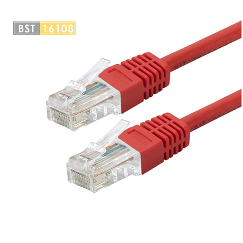 BST 16108 Category 5e UTP Booted Patch Cable
