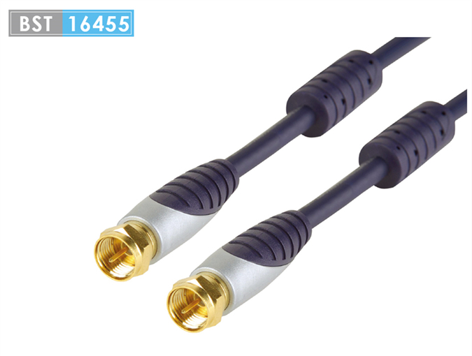 SAT connection cable,  F plug to F plug