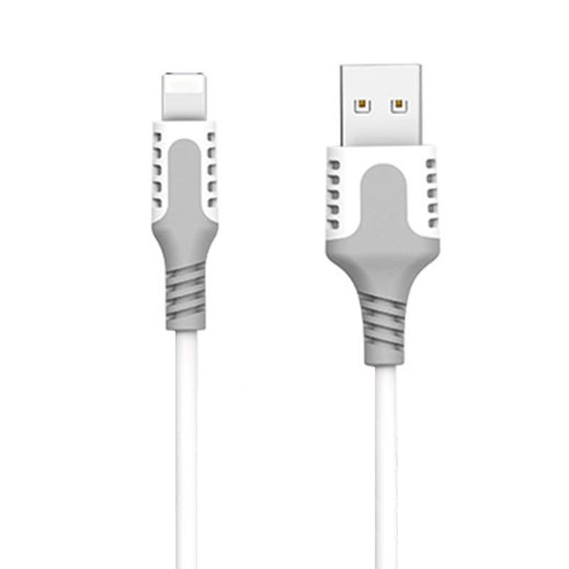 Dual color USB A to Lightning cable