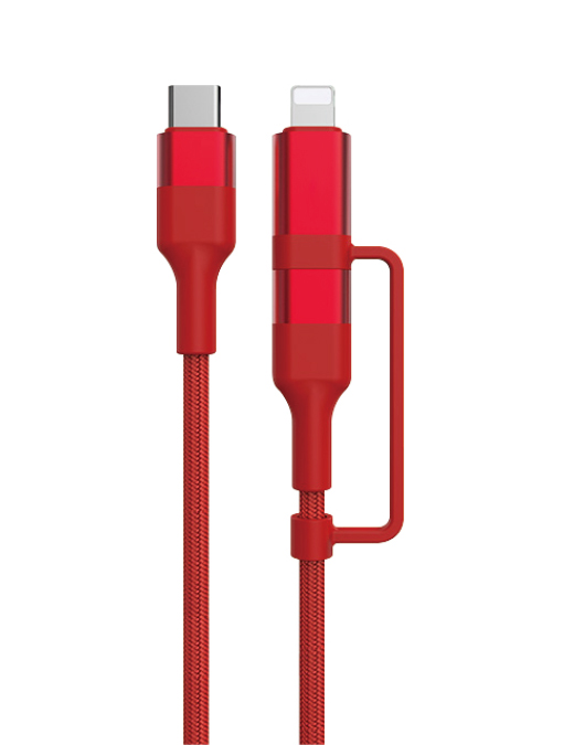 2 in 1 USB 2.0 A-Lightning/Micro cable