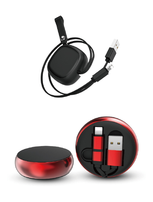retractable 2 in 1 USB cable