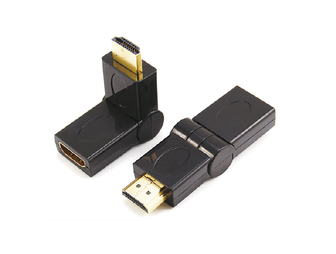 HDMI male to female adjustable adapter