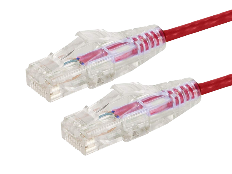 Slim Category 6/6a UTP Booted Patch Cable